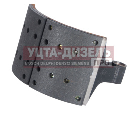 Изображение раздела колодки тормозные shacman shaanxi x3000 камаз с накладками (1шт.) (мост hdz300) oe