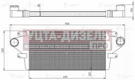 Изображение раздела охладитель газ-33081,3309 дв.д-245.7е2,9е2 наддувочного воздуха алюминиевый luzar