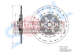 Изображение раздела диск сцепления маз-5516,man mfz-430 sorl