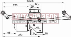 Изображение раздела стеклоочиститель газ-4301,маз,белаз в сборе кзаэ