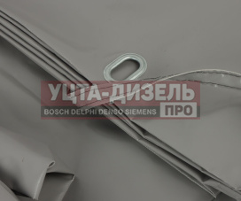 Изображение раздела тент газель next в(1.53)хш(2.16)хд(3.17) 2-х сторонний 6 люверсов алюм. борт (серый) тент-пром