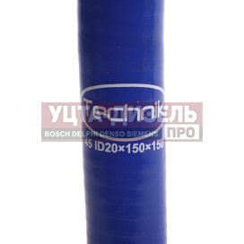 Изображение раздела патрубок угловой силикон (l=150х150мм,d=20 45°) technik