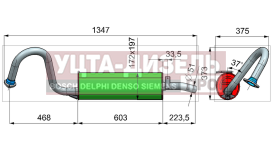 Изображение раздела глушитель газ-31105 дв.змз,крайслер евро-3 техком