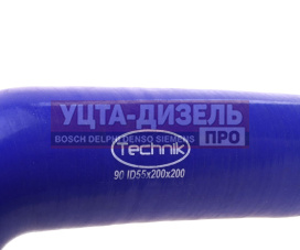 Изображение раздела патрубок угловой силикон (l=200х200мм,d=55 90°) technik