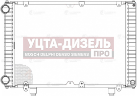Изображение раздела радиатор газ-3302 бизнес алюминиевый 2-х рядный дв.умз-4216,крайслер (heavy duty) luzar
