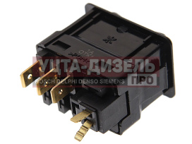 Изображение раздела выключатель клавиша газ-3110,3302 отопителя 12v радиодеталь
