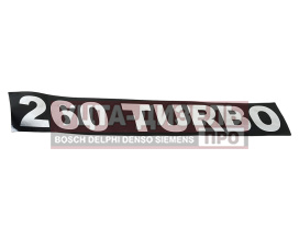 Изображение раздела орнамент "260 turbo" камаз на облицовочную панель икар