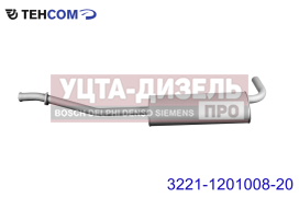 Изображение раздела глушитель газ-3302,3221 дв.крайслер,умз евро-4 выход боковой с длинной трубой техком