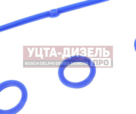 Изображение раздела прокладка крышки клапанной змз-405 с уплотнителем евро-3 силикон синий комплект (7шт.) cs-20