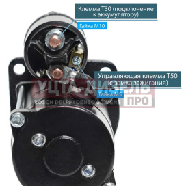 Изображение раздела стартер мтз-3022,маз,амкодор,volvo,man дв.deutz bf4m,bf6m 24в z=9 4.0квт iskramotor