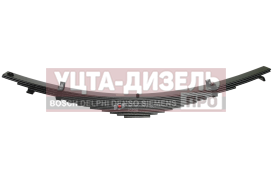 Изображение раздела рессора урал-55571 передняя (12 листов) с накладкой l=1606мм чмз