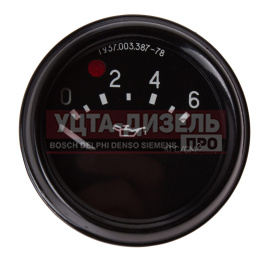Изображение раздела указатель давления газ-3307,уаз,зил (от 0 до 6кг/см2) avtopribor