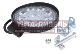 Изображение раздела фара рабочего света круглая 115х142x28мм 27w 9led (направленный свет) avtoelectrica
