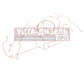 Изображение раздела трубка тормозная газель next комплект 8шт. (медь) без абс ижавтоторм