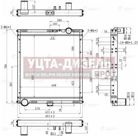 Изображение раздела радиатор камаз-4308,5308 дв.cummins 6isbe4-300,4isвe4-185 luzar