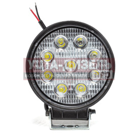 Изображение раздела фара рабочего света круглая 115х142x42мм 27w 9led (направленный свет) avtoelectrica