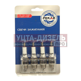 Изображение раздела свеча зажигания а14в газ-24 аи-76 комплект 4шт. pekar