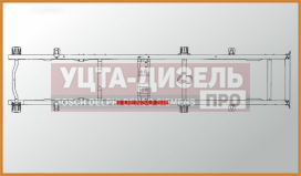 Изображение раздела усилитель газ-33023 рамы центральный левый l=600мм азг