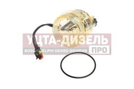 Изображение раздела стакан камаз-евро водосборный сепаратора (для preline pl 270,420) с нагр. эл., клап. слива megapower