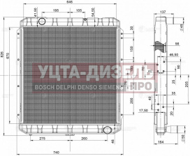 Изображение раздела радиатор камаз-4308 алюминиевый luzar