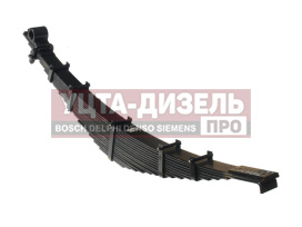 Изображение раздела рессора зил-130д,555,4502 задняя (16 листов) с ушком l=1601мм чмз