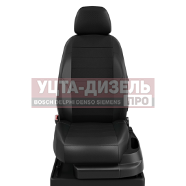 Изображение раздела авточехлы газель next (1 низкий, 2 высоких) экокожа черные комплект avtolider