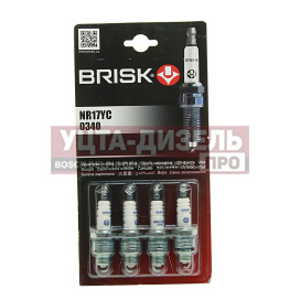 Изображение раздела свеча зажигания змз-402 brisk nr17yc super комплект