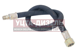 Изображение раздела шланг тормозной краз-256 к передней тормозной камере без брони (s=24,гайка м20,штуц.1/4) l=605мм урт