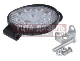 Изображение раздела фара рабочего света круглая 115х142x28мм 27w 9led (рассеянный свет) avtoelectrica