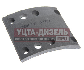 Изображение раздела накладка тормозной колодки jac n90 камаз компас-9 задней (1шт.) oe
