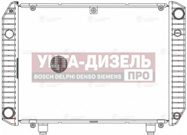 Изображение раздела радиатор газ-2217,33021 алюминиевый 2-х рядный н/о (heavy duty) luzar