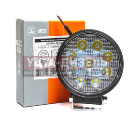 Изображение раздела фара рабочего света круглая 115х142x42мм 27w 9led (направленный свет) avtoelectrica