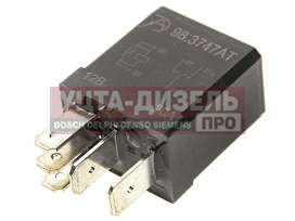 Изображение раздела реле электромагнитное 12v 5-ти контактное 20/10а переключающее автотрейд