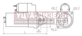 Изображение раздела стартер газ,уаз дв.змз-406,405,409,40524 редукторный 1.7квт tesla technics