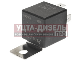 Изображение раздела реле электромагнитное 12v 5-ти контактное 30/20а переключ. с кронштейном и резистором автотрейд
