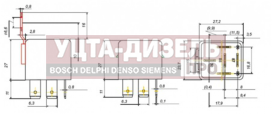 Изображение раздела реле электромагнитное 12v 5-ти контактное 30/20а переключ. с кронштейном автотрейд
