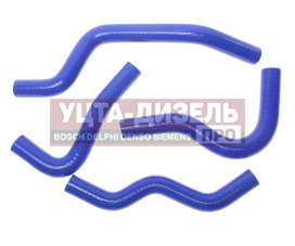 Изображение раздела патрубок газ-3302 дв.змз-406 отопителя комплект 4шт. синий силикон megapower