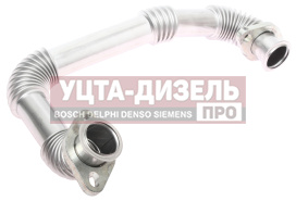 Изображение раздела трубка маз-4370 рециркуляции газов (дв.д-245.35е4) l=248.70мм, d=32 металлокомпенсатор