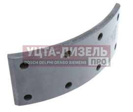 Изображение раздела накладка тормозной колодки газ-3307-09 передн.сверл.wшир.=80мм;lдуги=200мм;hтолщ.=11.1/8.3мм fritex