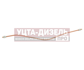 Изображение раздела трубка урал к камере тормозной левой в сборе l=755мм/d=10мм медь (ао аз урал)