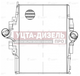 Изображение раздела интеркулер камаз-5490 mercedes axor (02-) luzar