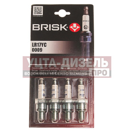 Изображение раздела свеча зажигания змз-406 brisk lr17yc super комплект