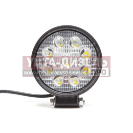 Изображение раздела фара рабочего света круглая 115х142x28мм 27w 9led (рассеянный свет) avtoelectrica
