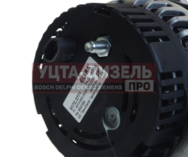 Изображение раздела генератор газ-3302,уаз дв.умз-4216,evotech 2.7 14в 120а поликлиновой, двупиновый разъем eltra