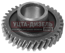 Изображение раздела шестерня кпп газ-33081, 3309 4-й передачи вала промежуточного 35 зубьев (оао газ)