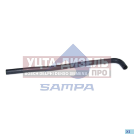Изображение раздела шланг камаз-5490 mercedes радиатора sampa