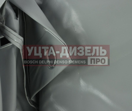 Изображение раздела тент газель next в(1.53)хш(2.16)хд(4.25) 2-х сторонний, 9 люверсов алюм. борт (серый) тент-пром