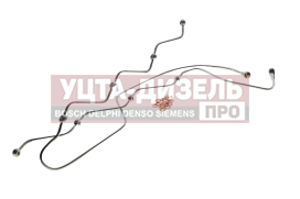 Изображение раздела трубка топливная камаз-евро-3,4 дренажная форсунок комплект 2шт. с шайбами кмд