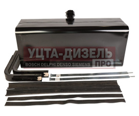 Изображение раздела бак топливный маз 350л (450х600х1400) с комплектом для установки+рти (один фланец d=92мм) бакор