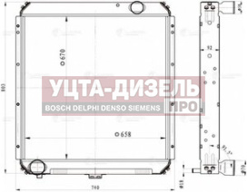 Изображение раздела радиатор камаз-5320 алюминиевый 3-х рядный luzar
